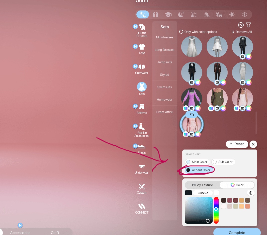 material slot to customize
