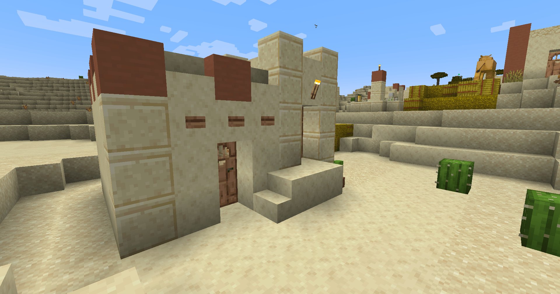 Structure in desert village