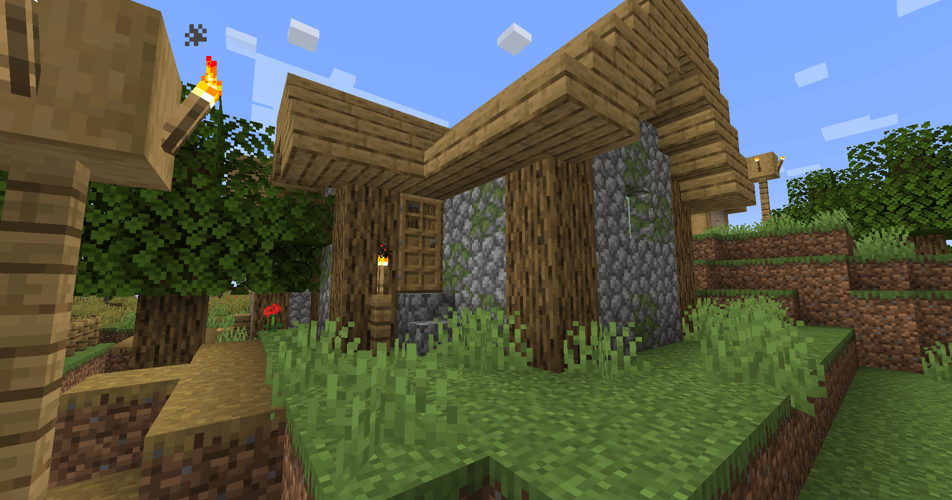 Structure in plains village