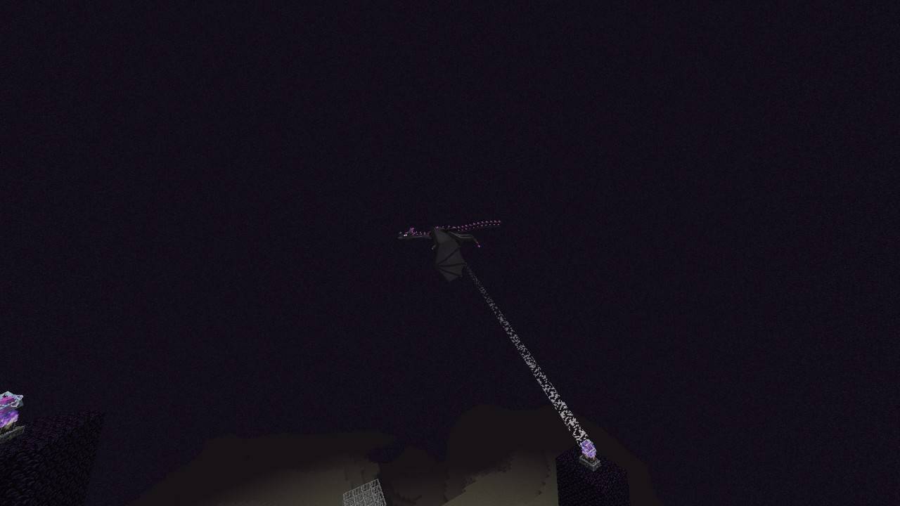 Minecraft Bedrock dragon fight upgraded visuals