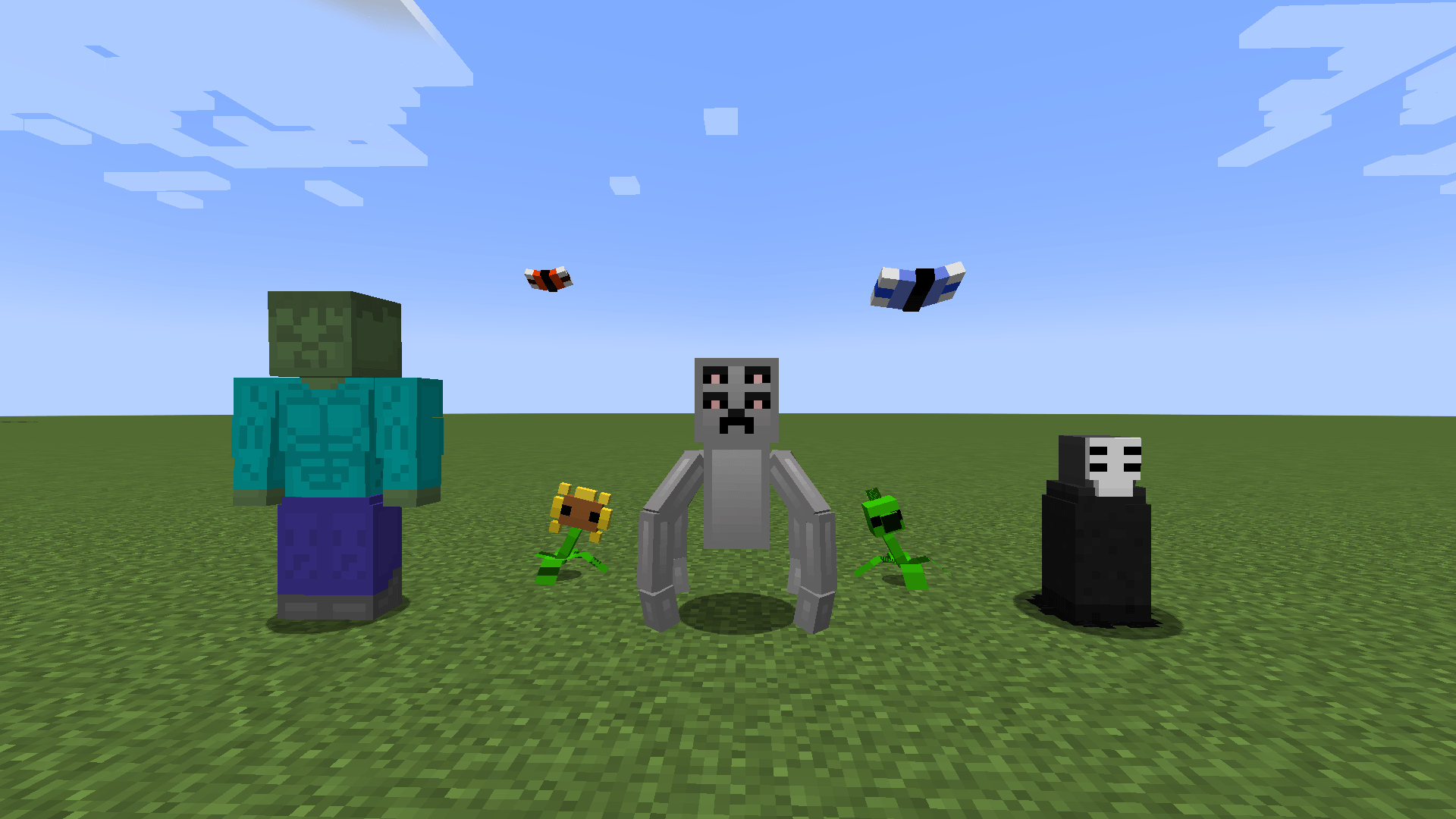 All of the mobs (not bosses) from the mod
