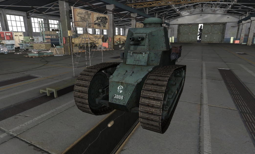<p>Polish army Renault FT-17 "CWS"</p>