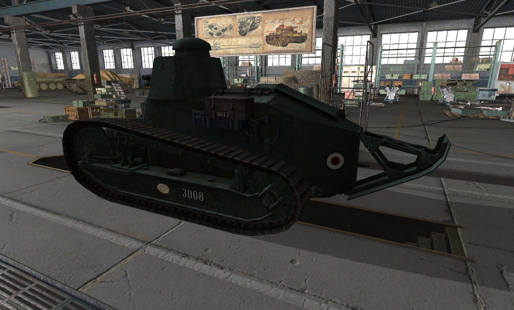 <p>Polish army Renault FT-17 "CWS"</p>