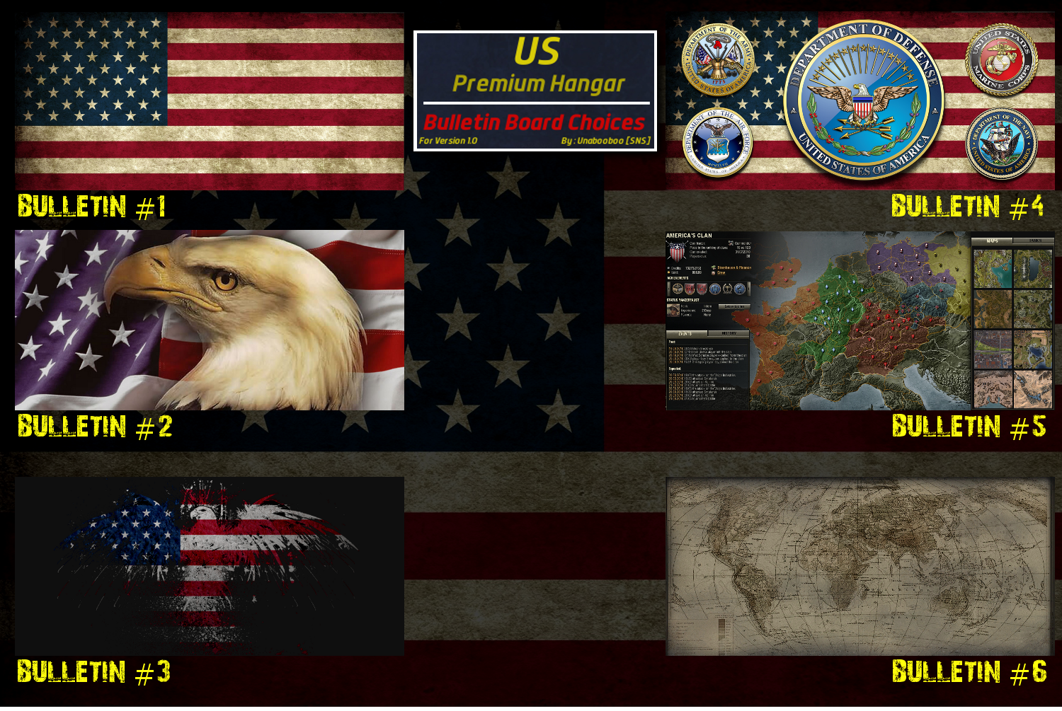 <p>The choices that are available for the Bulletin Board</p>
