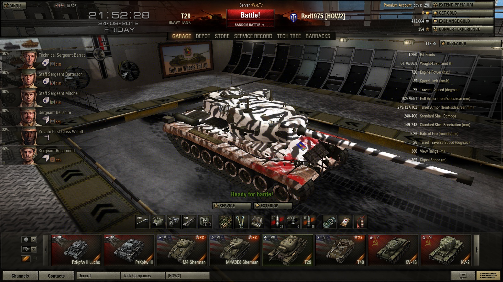 <p>Screenshot from my T-29 skin</p>