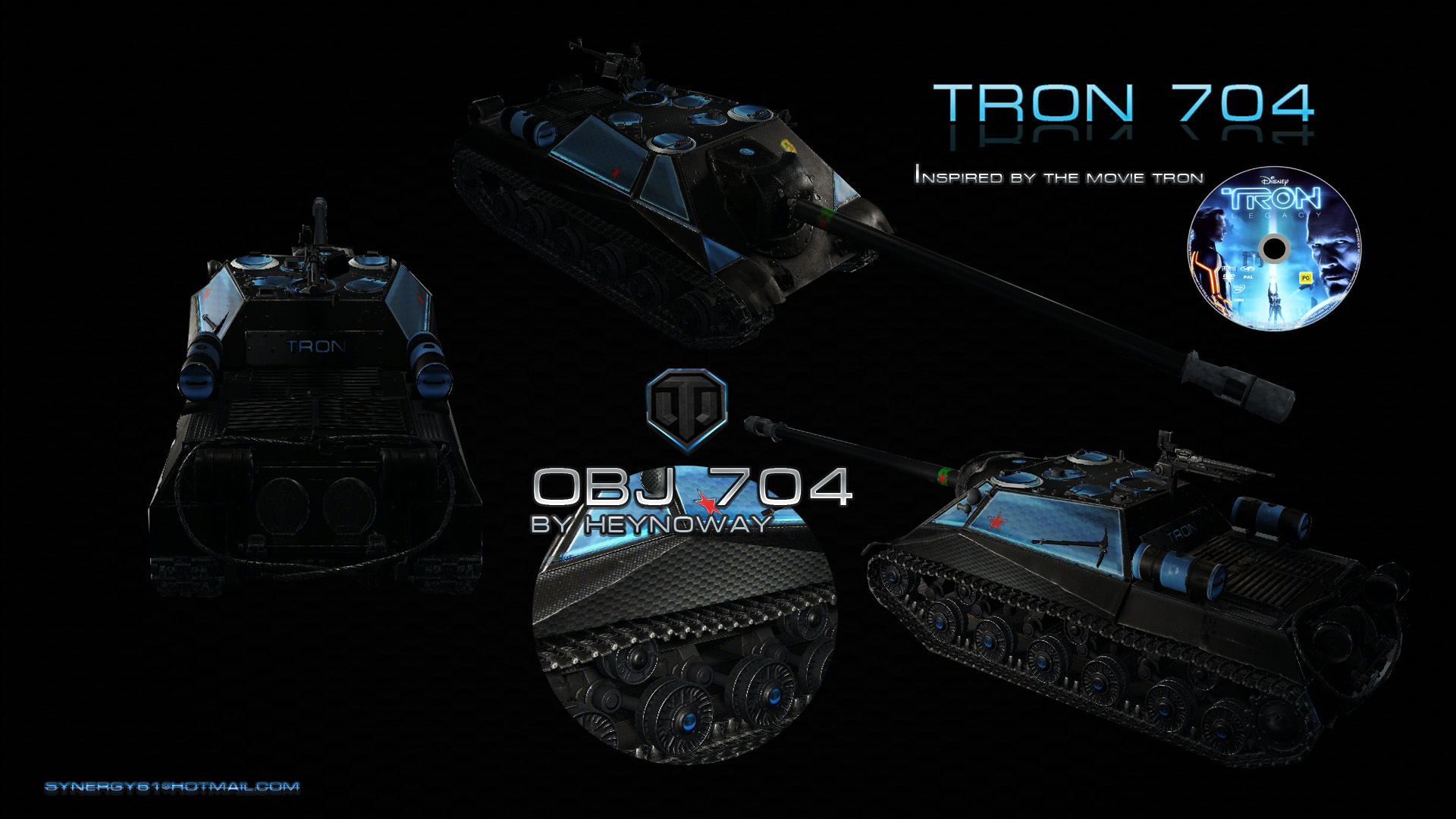 Obj 704 Tron Skin