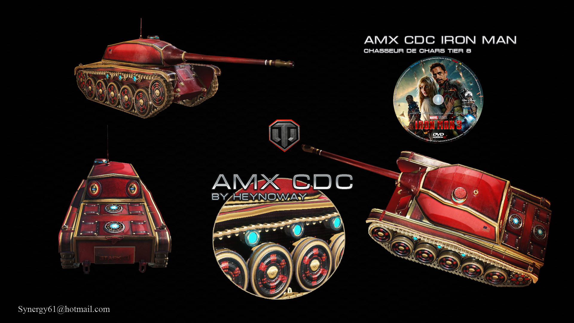 Amx CDC Iron man skin preview