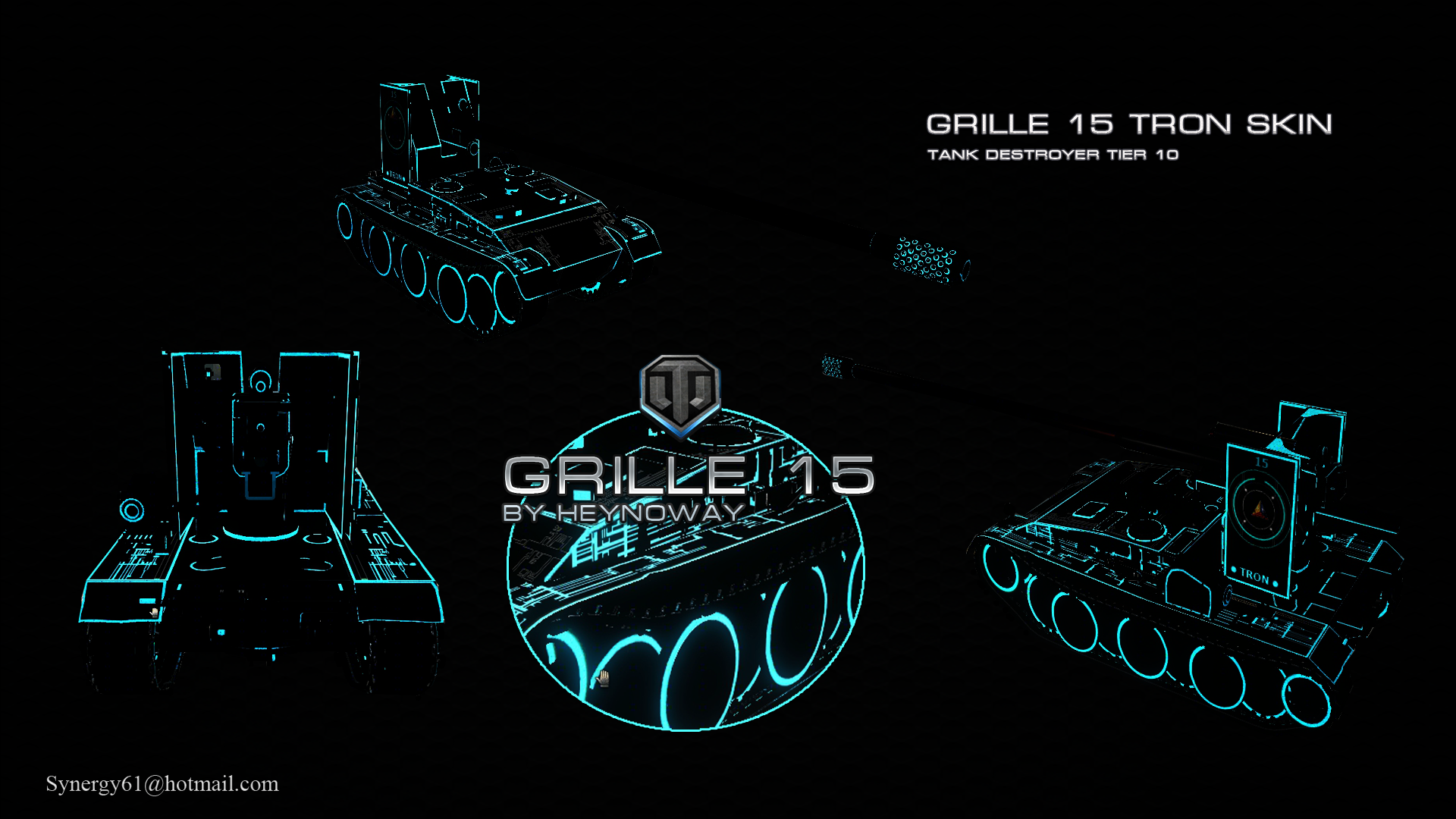 Grille 15 Tron Skin preview