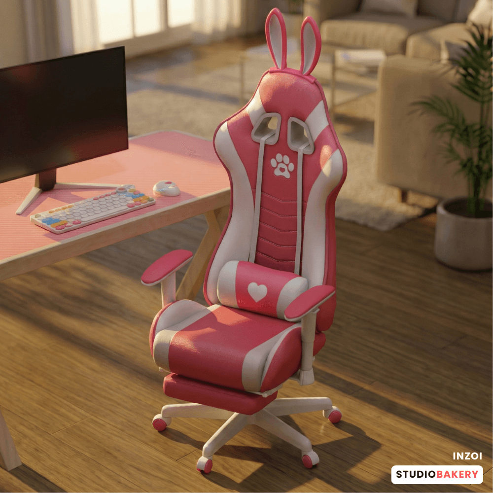 StudioBakery Gamer Girl Computer Chair