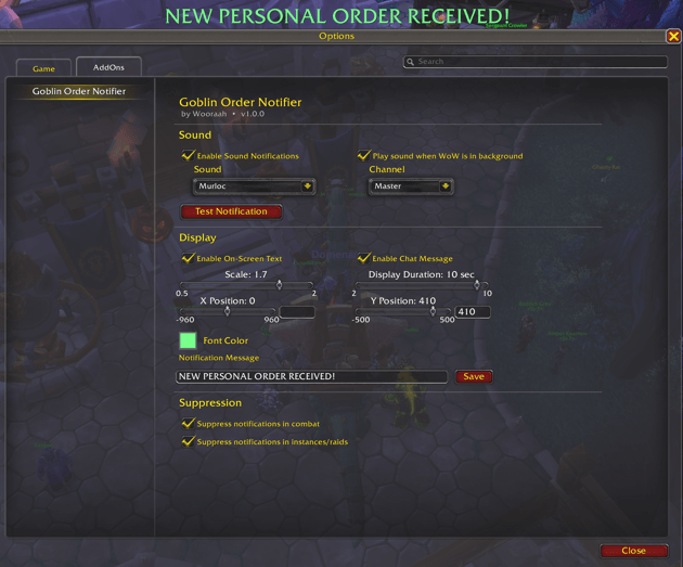 Goblin Order Notifier Menu Options & Notification Display.png