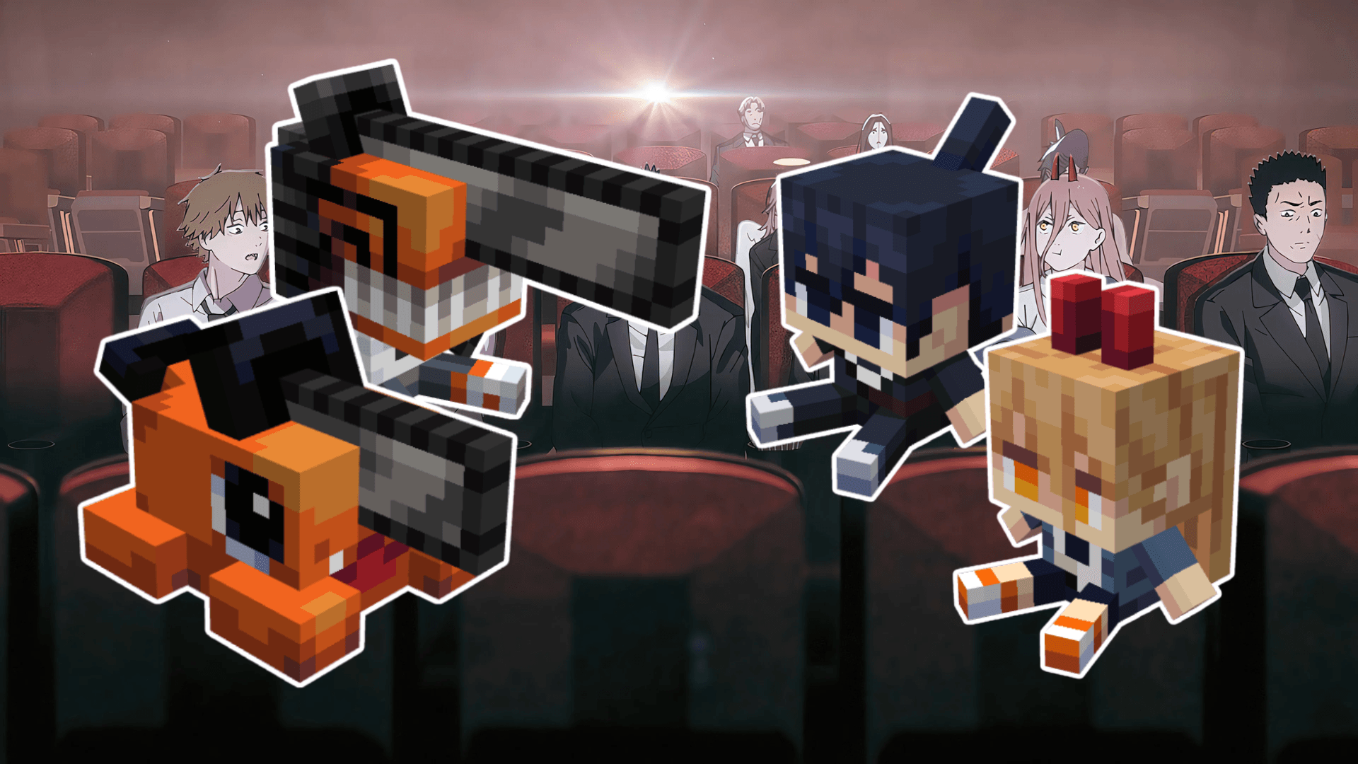 Chainsaw Man, Pochita, Aki and Power