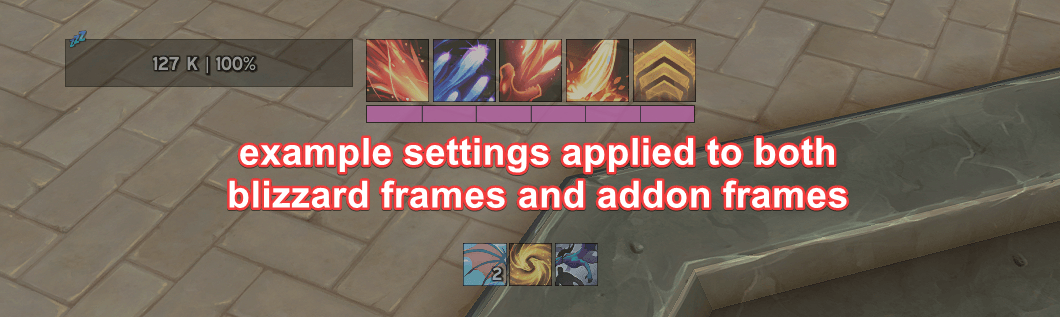 Addon unit frame and default CDM with FAT settings applied