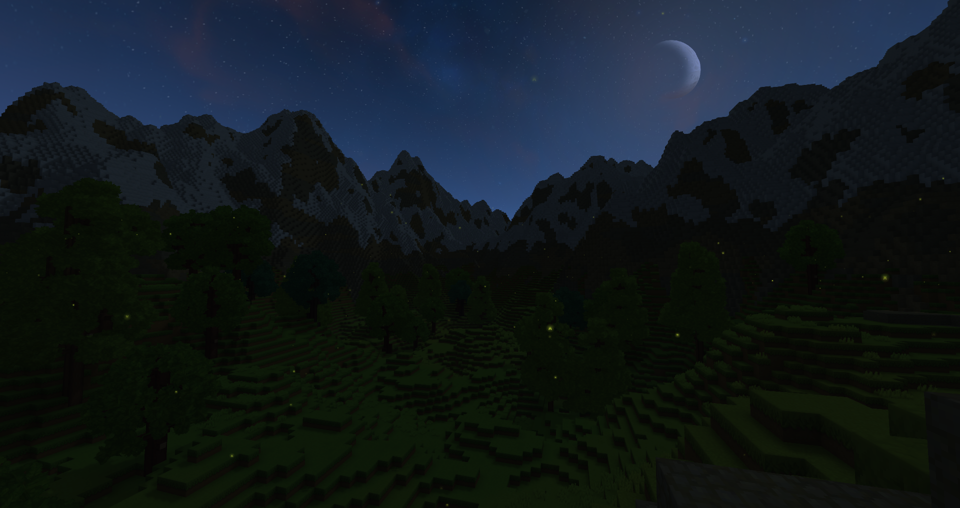 Mountains at Night