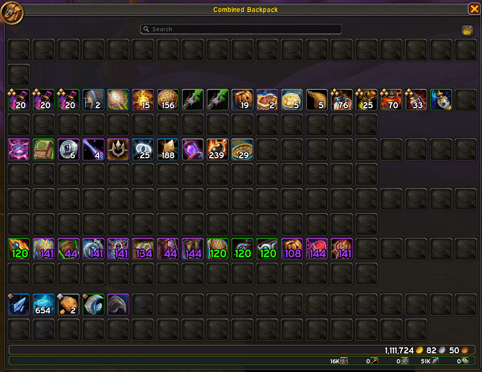 Added Reagents Bag and splitted Bags