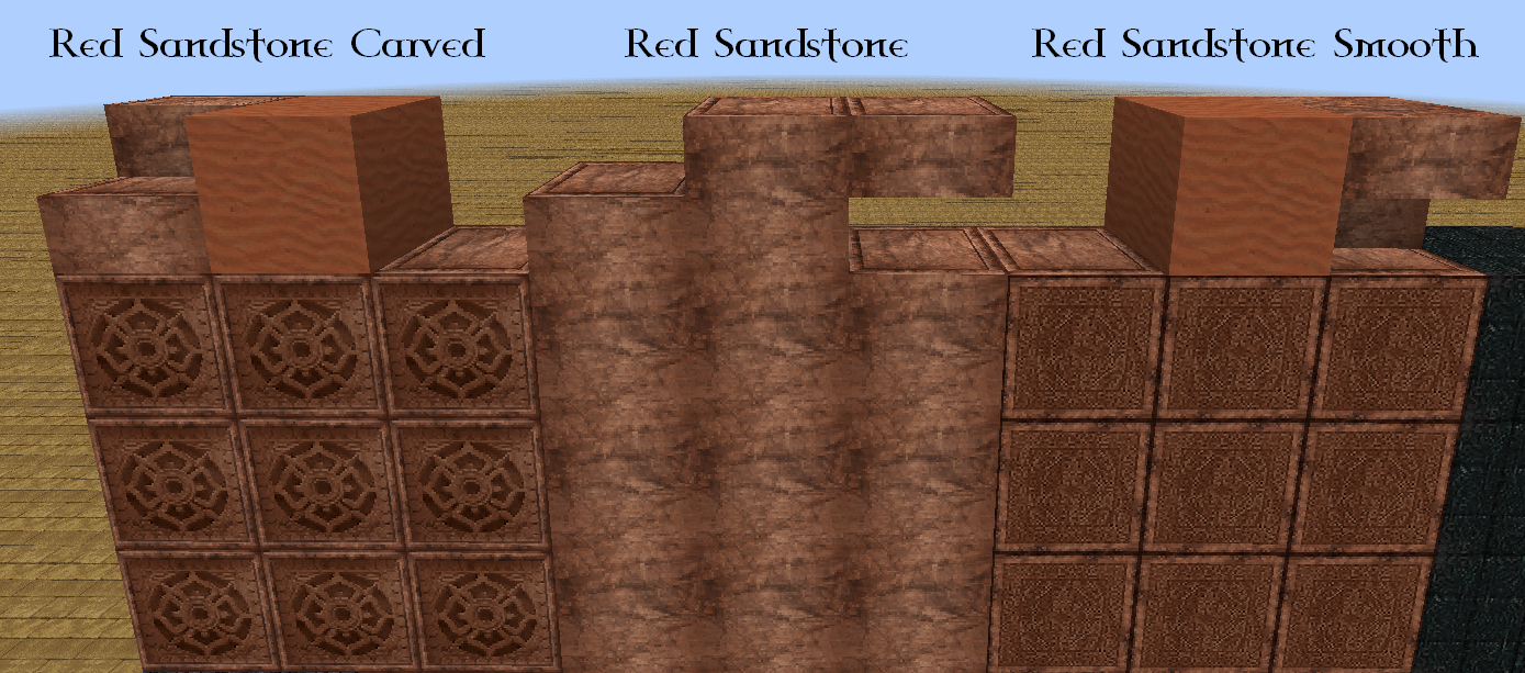 red sandstones