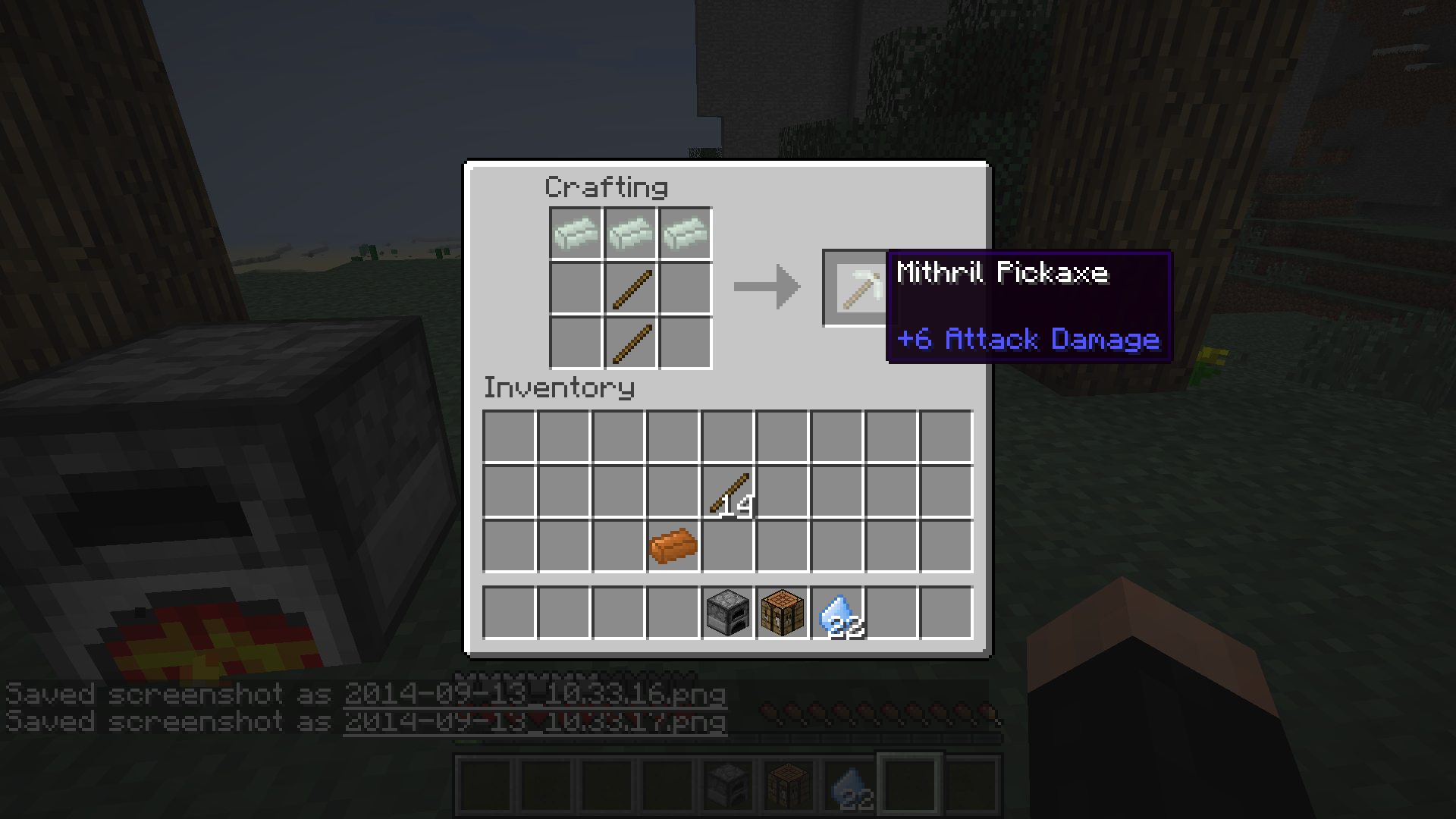 Mithril pickaxe