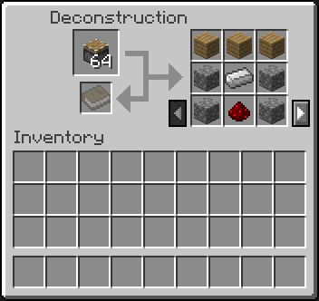 Deconstruction Table - Minecraft Mods - Curseforge