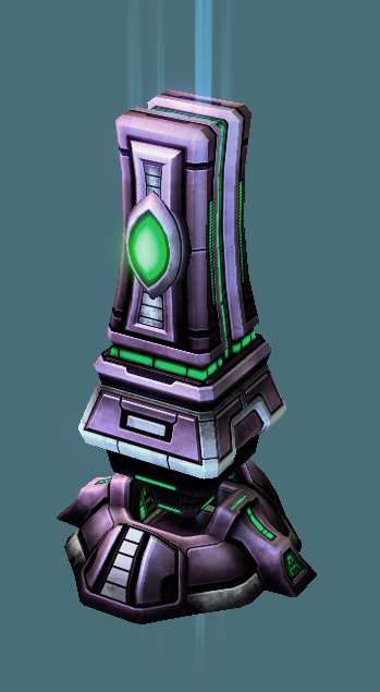 Dark Protoss Obelisk Green Ver