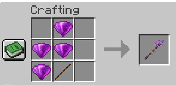 Crafting an Amethyst Halberd