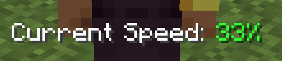 Image of player speed capped to: 33% of their total speed