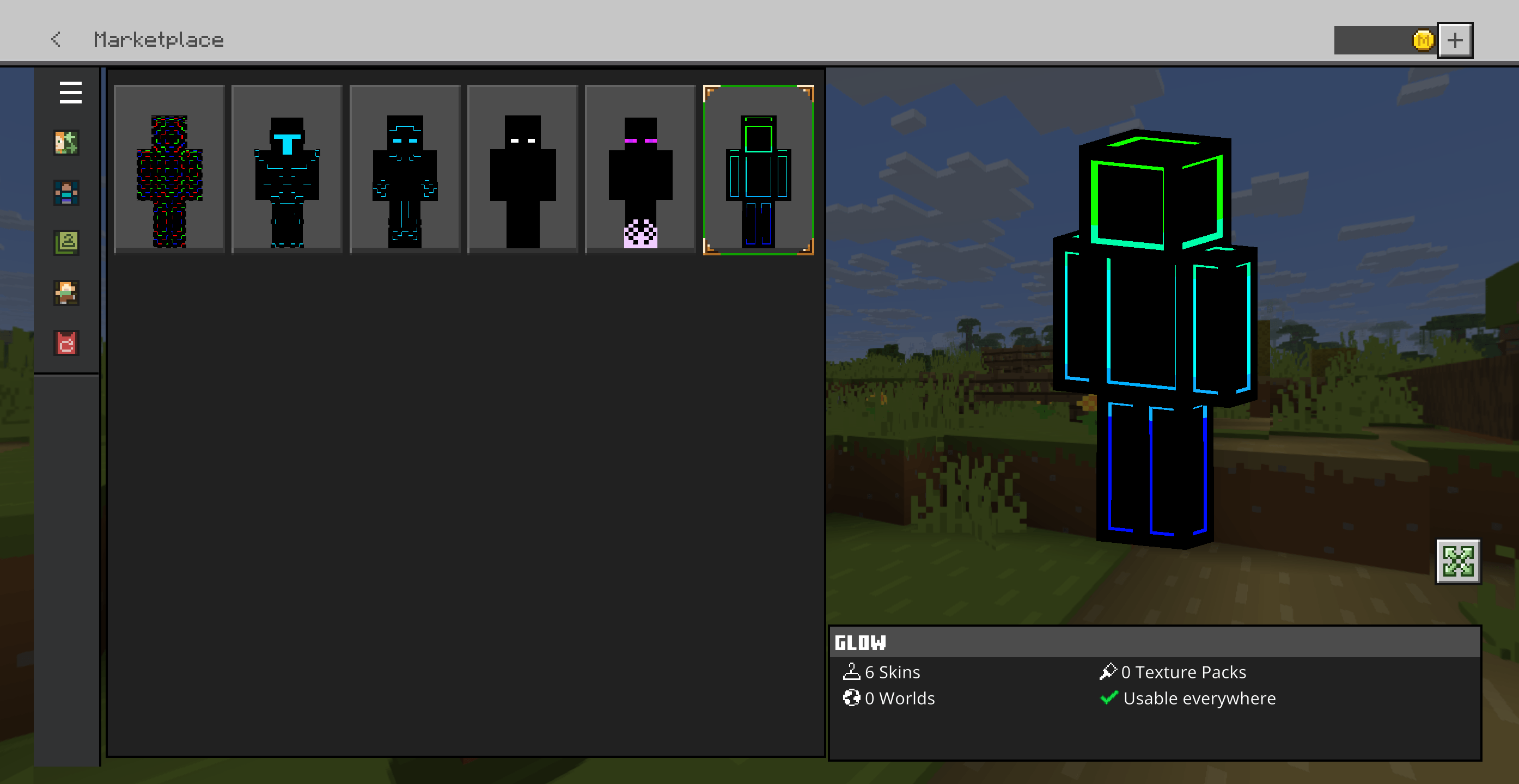 Another one of my Glowing Skin Packs, and this one is Disco!