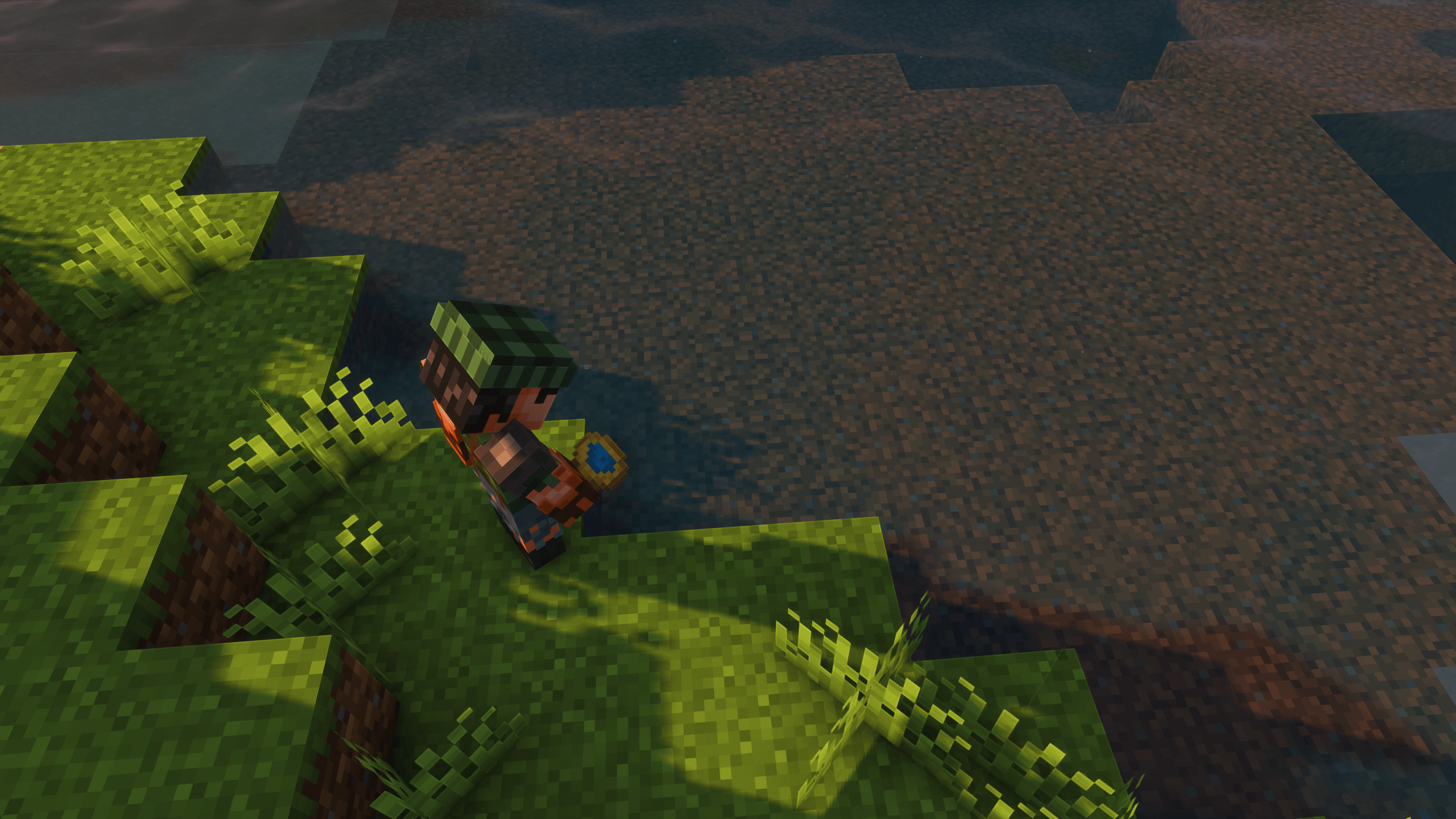 Using the Reed Scoop item.