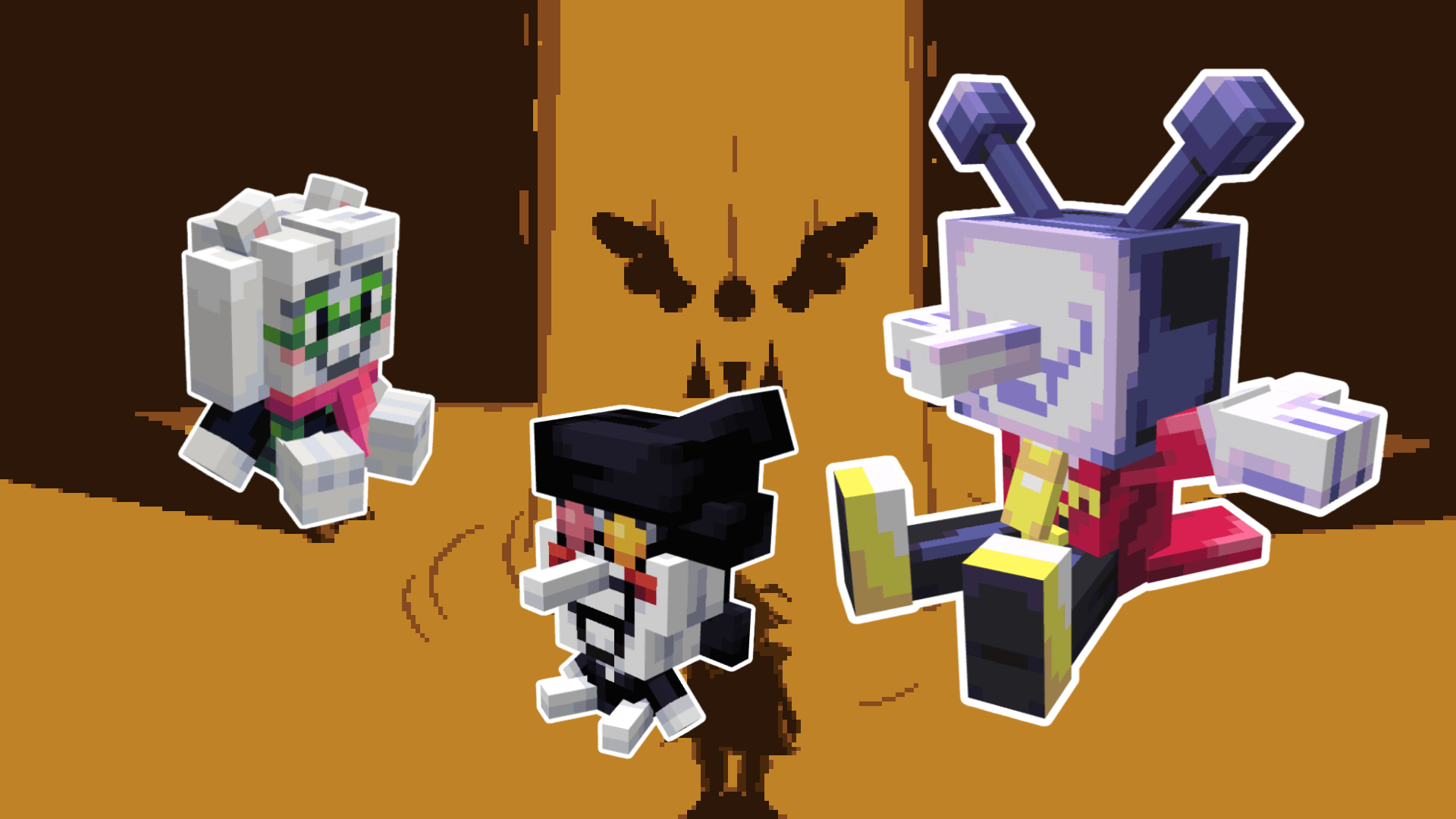 Ralsei, Spamton and Tenna