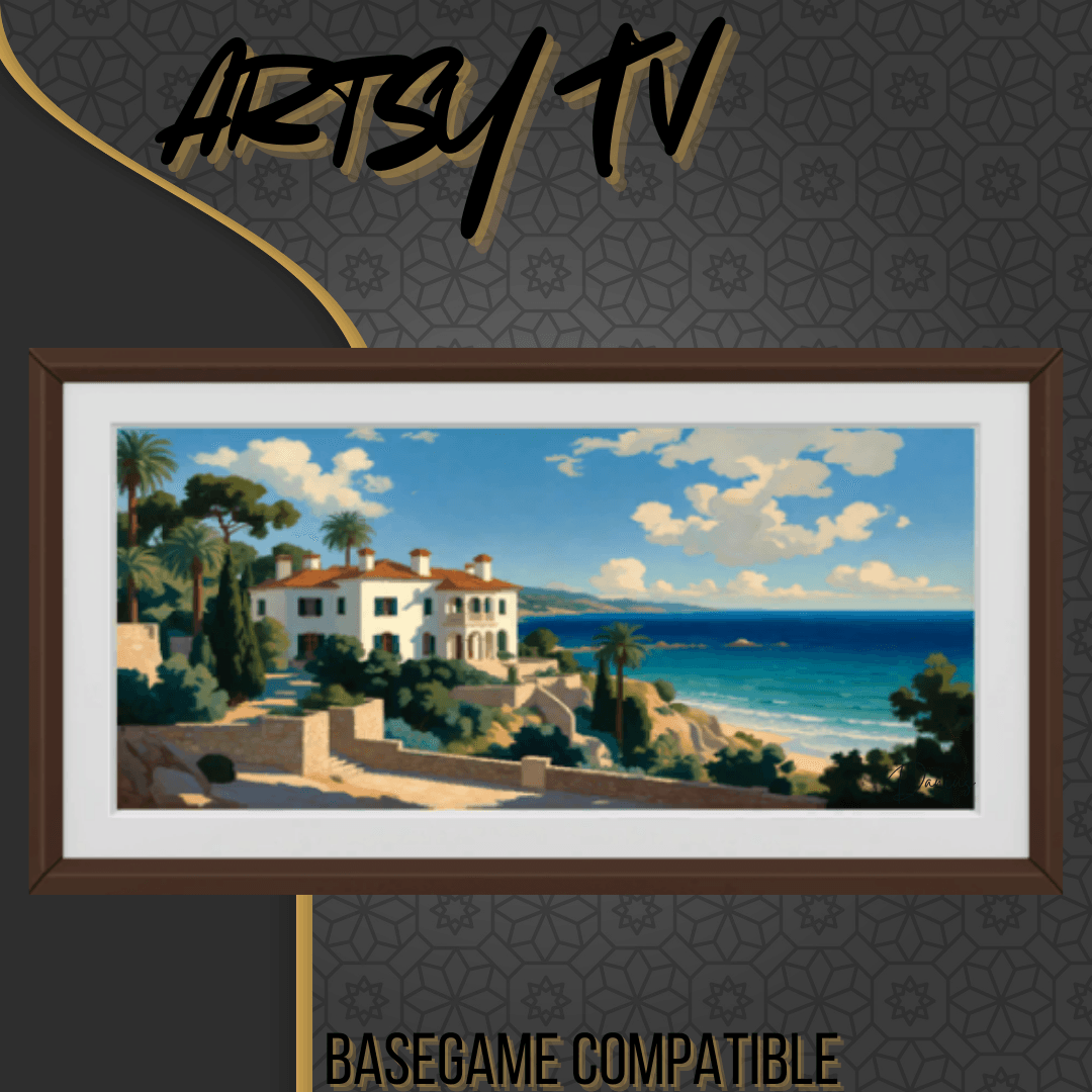Danius Artsy TV - SetDATV2105- Basegame compatilbe - The Sims 4 Build ...
