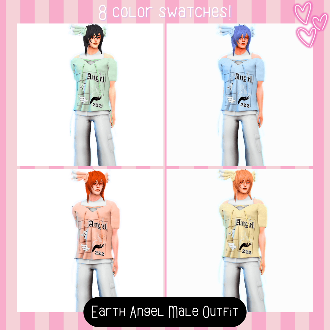 [JBTN] Earth Angel Male Outfit - The Sims 4 Create a Sim - CurseForge