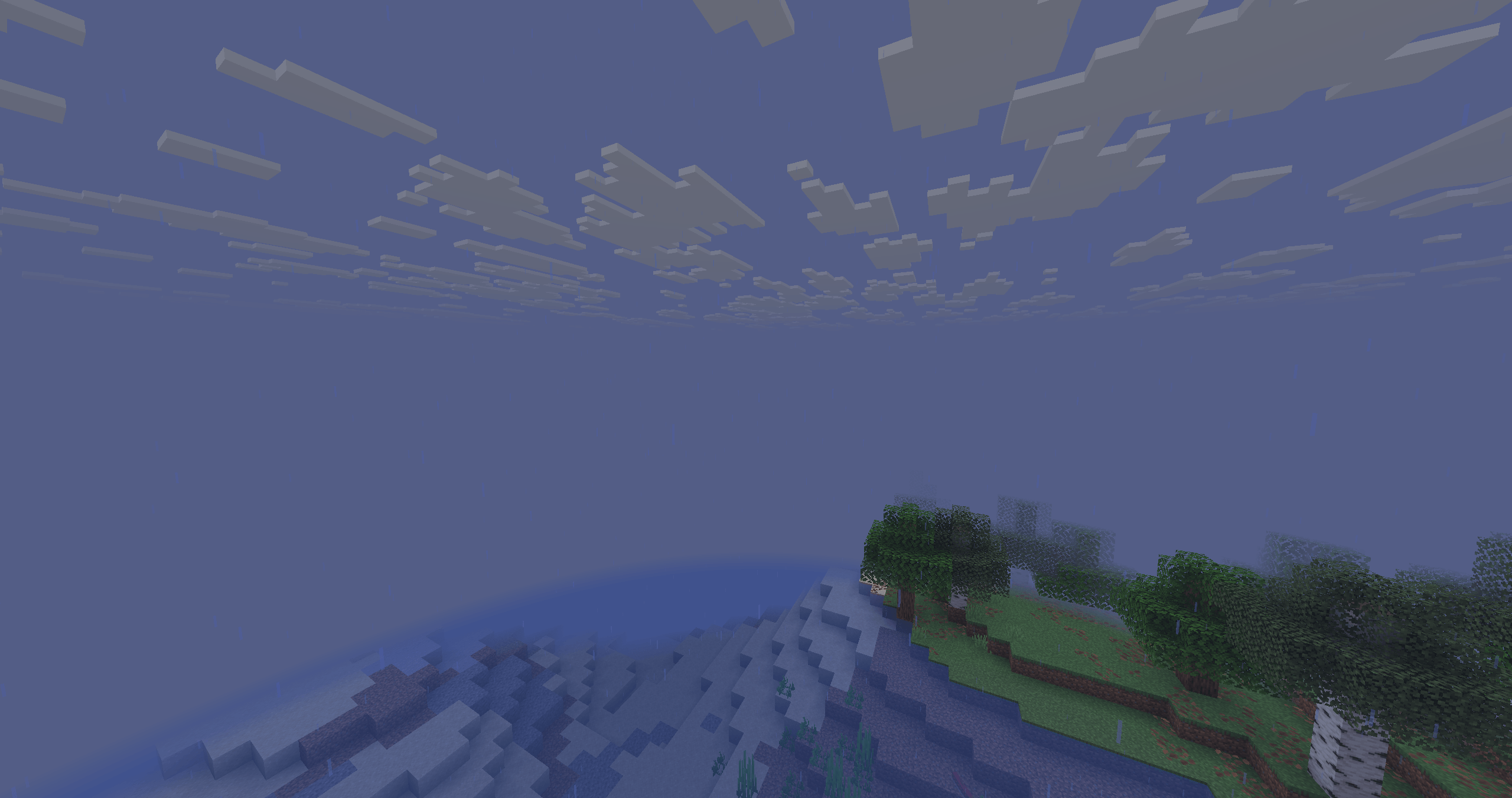 Makes rain and snow transparent