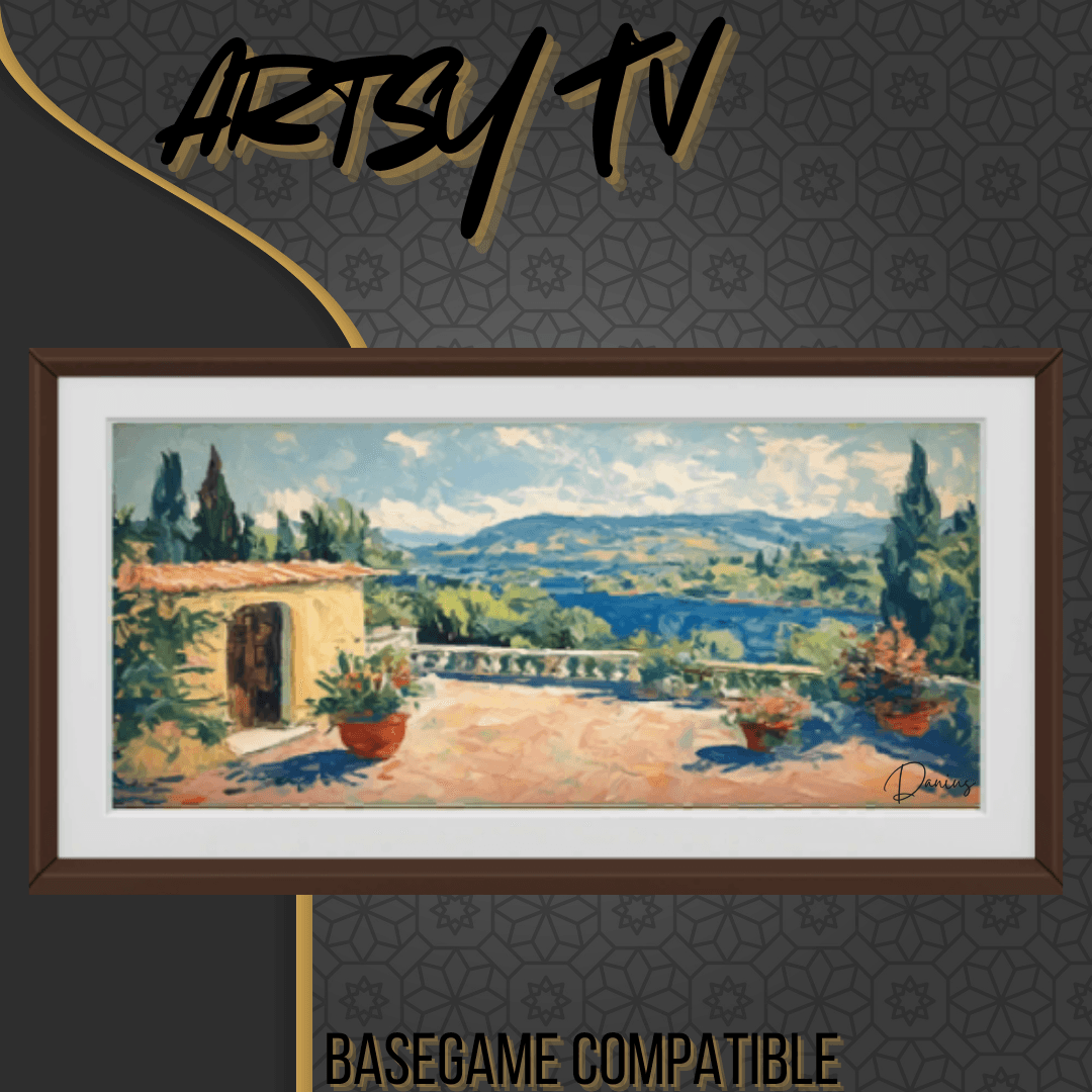 Danius Artsy TV - SetDATV2108- Basegame compatilbe - The Sims 4 Build ...