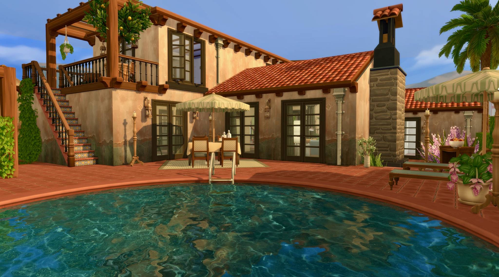 Pool area