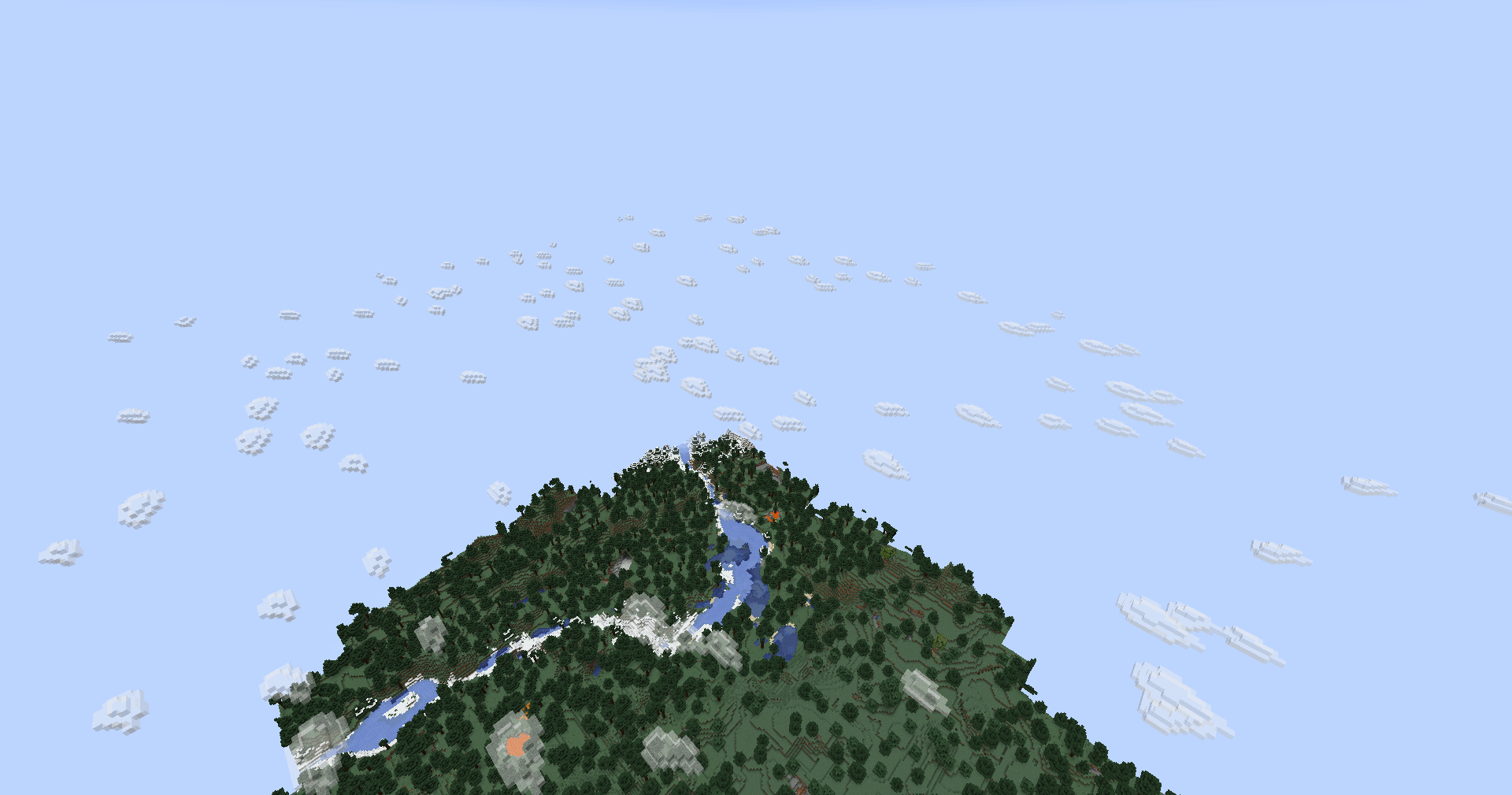 New fluffy white clouds are decorating the skies!