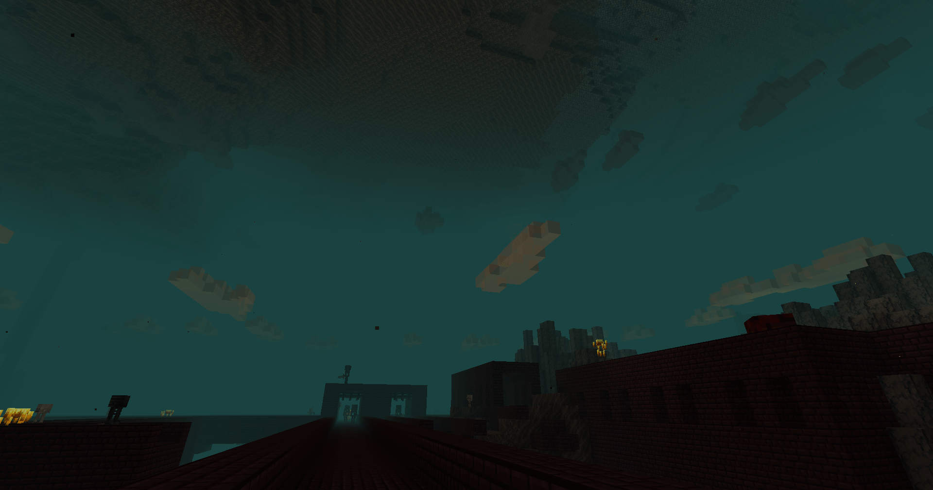 Image shows sulfuric (yellowish) and coal clouds (darker ones higher up)