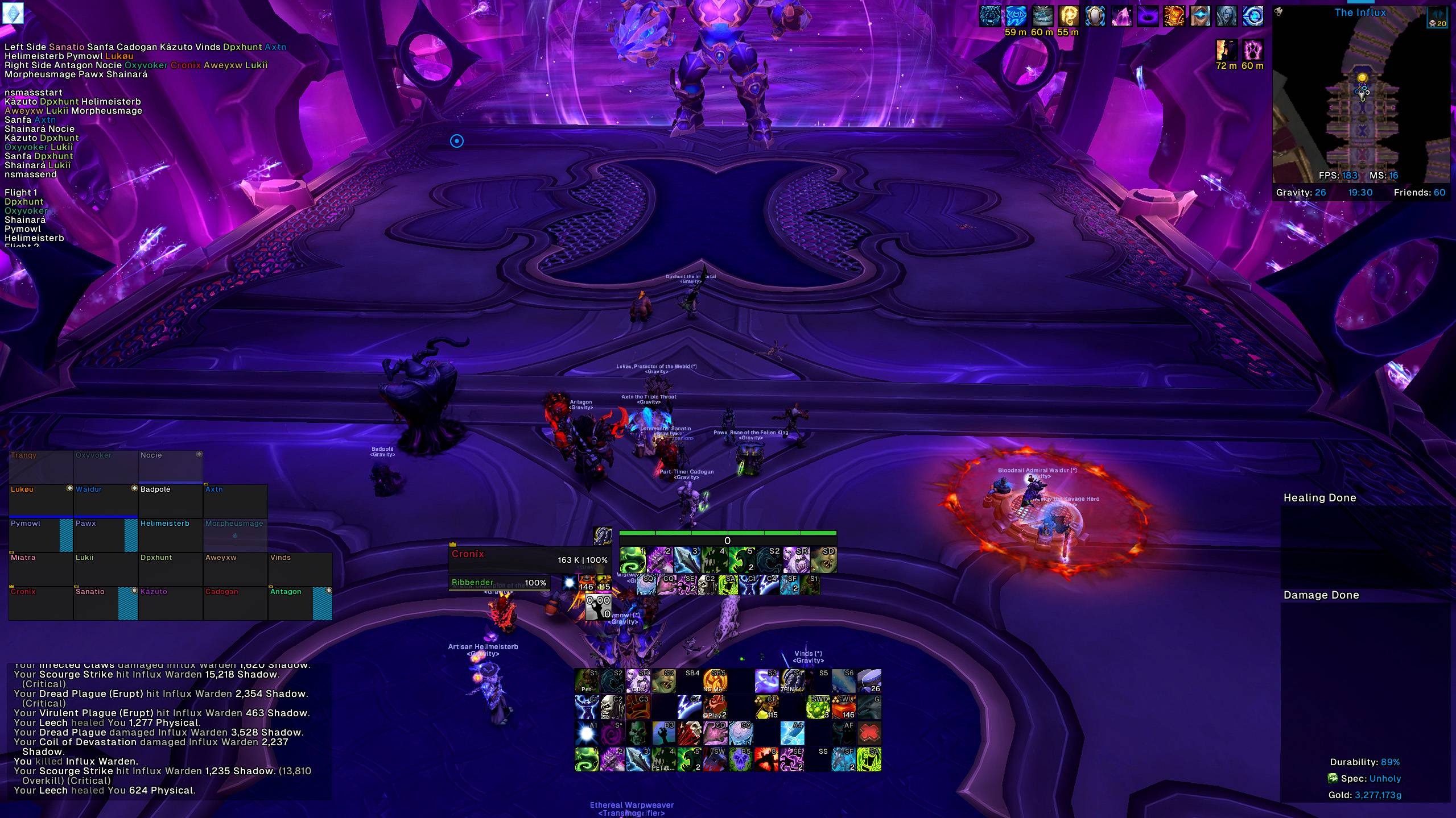 Cronix Interface Profile Raid