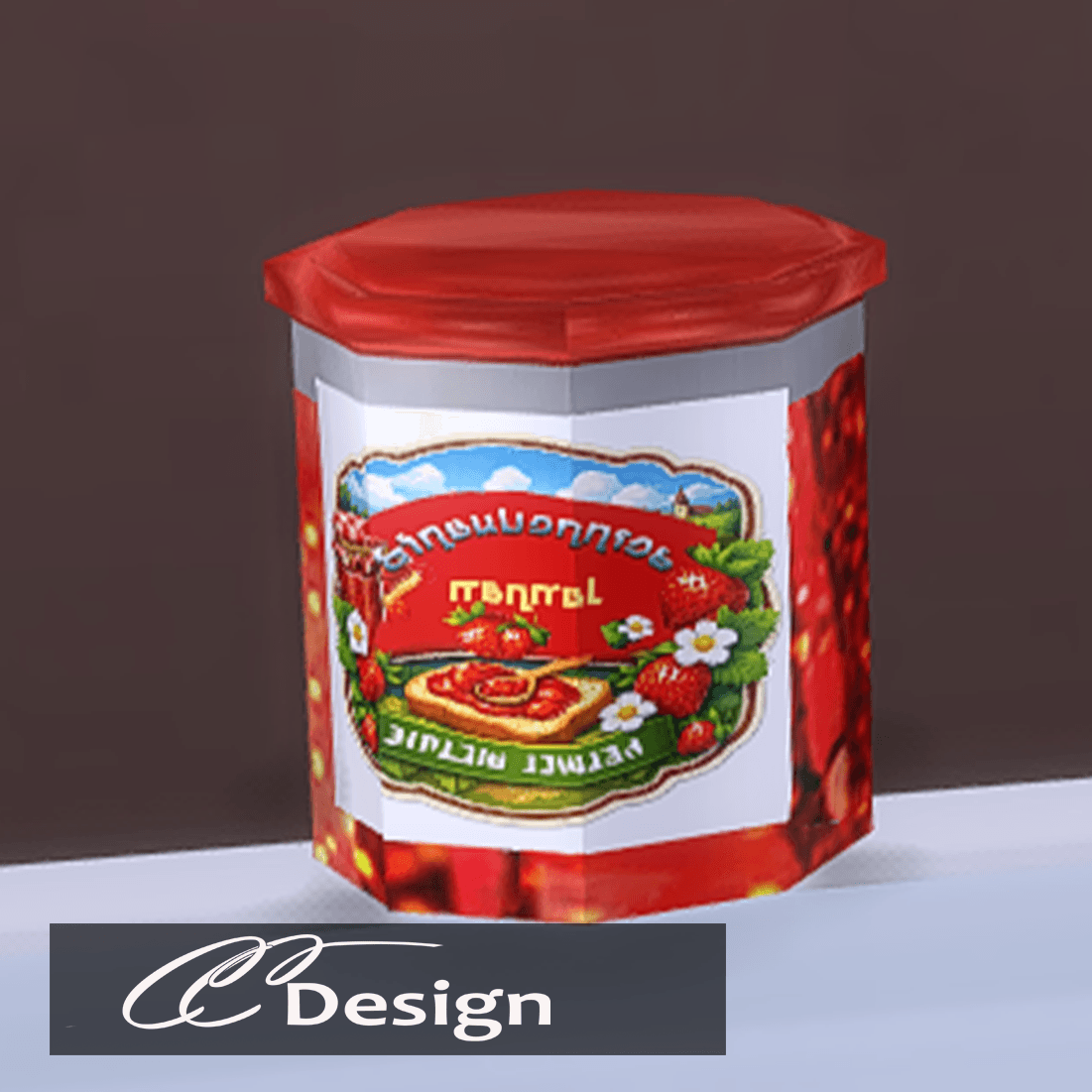 A jar of delicious strawberry jam - Compatible with the base game - Environmental footprint +2 - Environmentally friendly +2
