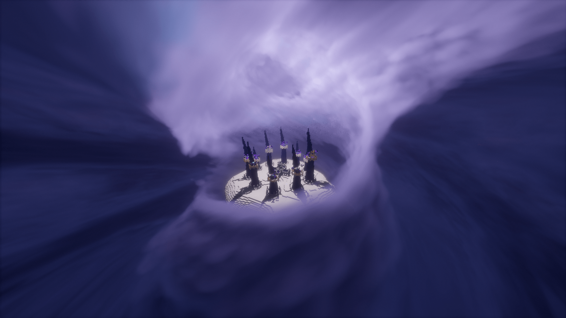 End Vortex with Bliss Shaders!