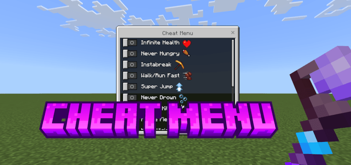 تحميل مود أدوات الغش القوية لماين كرافت