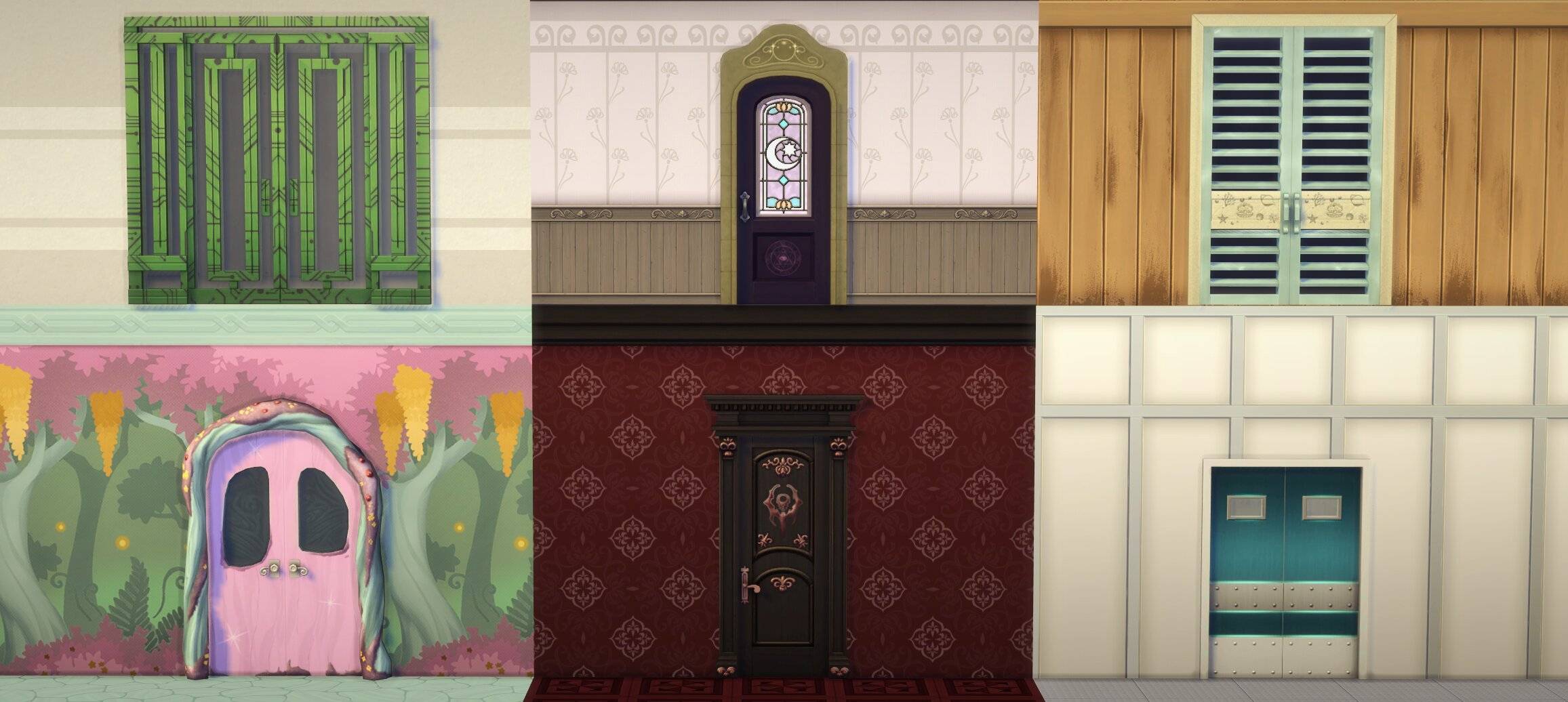 All 6 doors which allow only occult types in