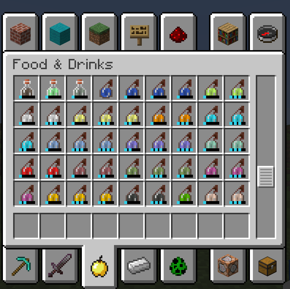 LPBC Bar Splash Potions In Inventory