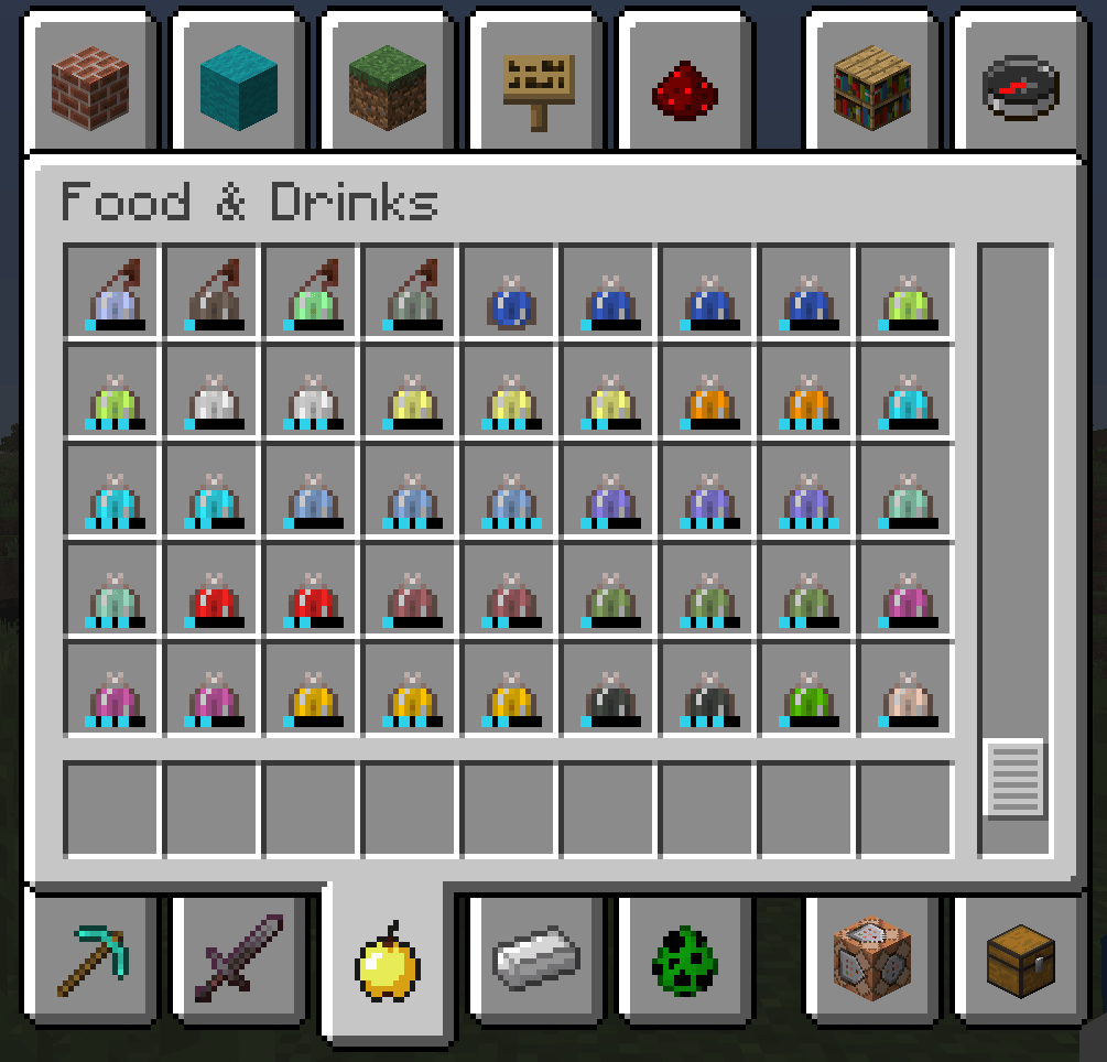LPBC Bar Lingering Potions In Inventory