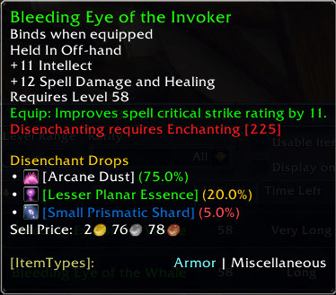 Advanced Tooltip Disenchant