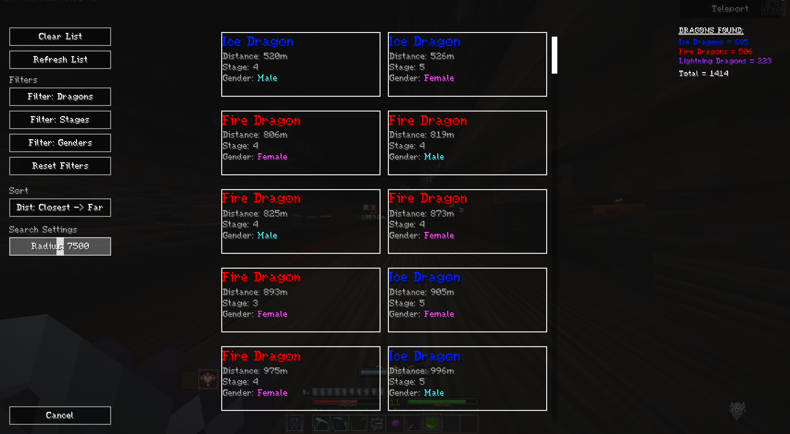 Dragon list