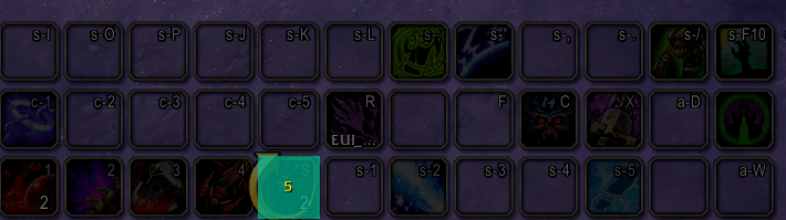 New action bar slot picker