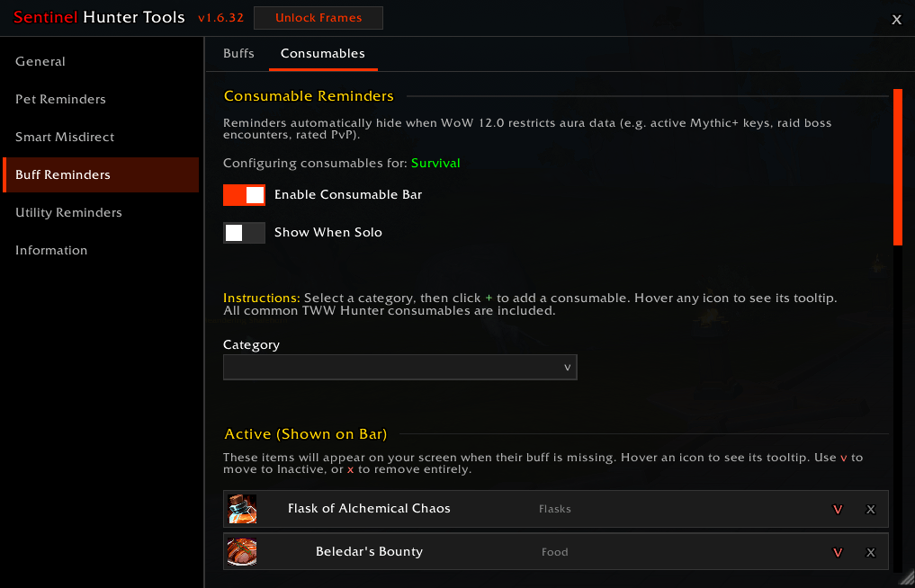 Thumbnail Hunter Buff Reminders