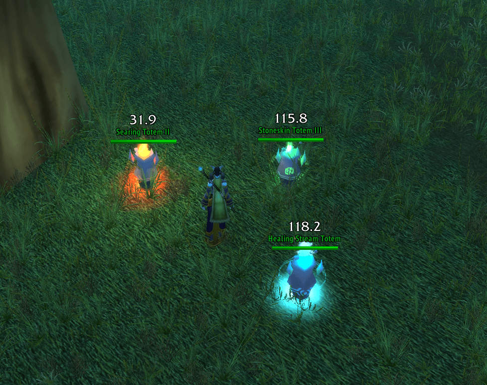 Totems displayed on elvui nameplates