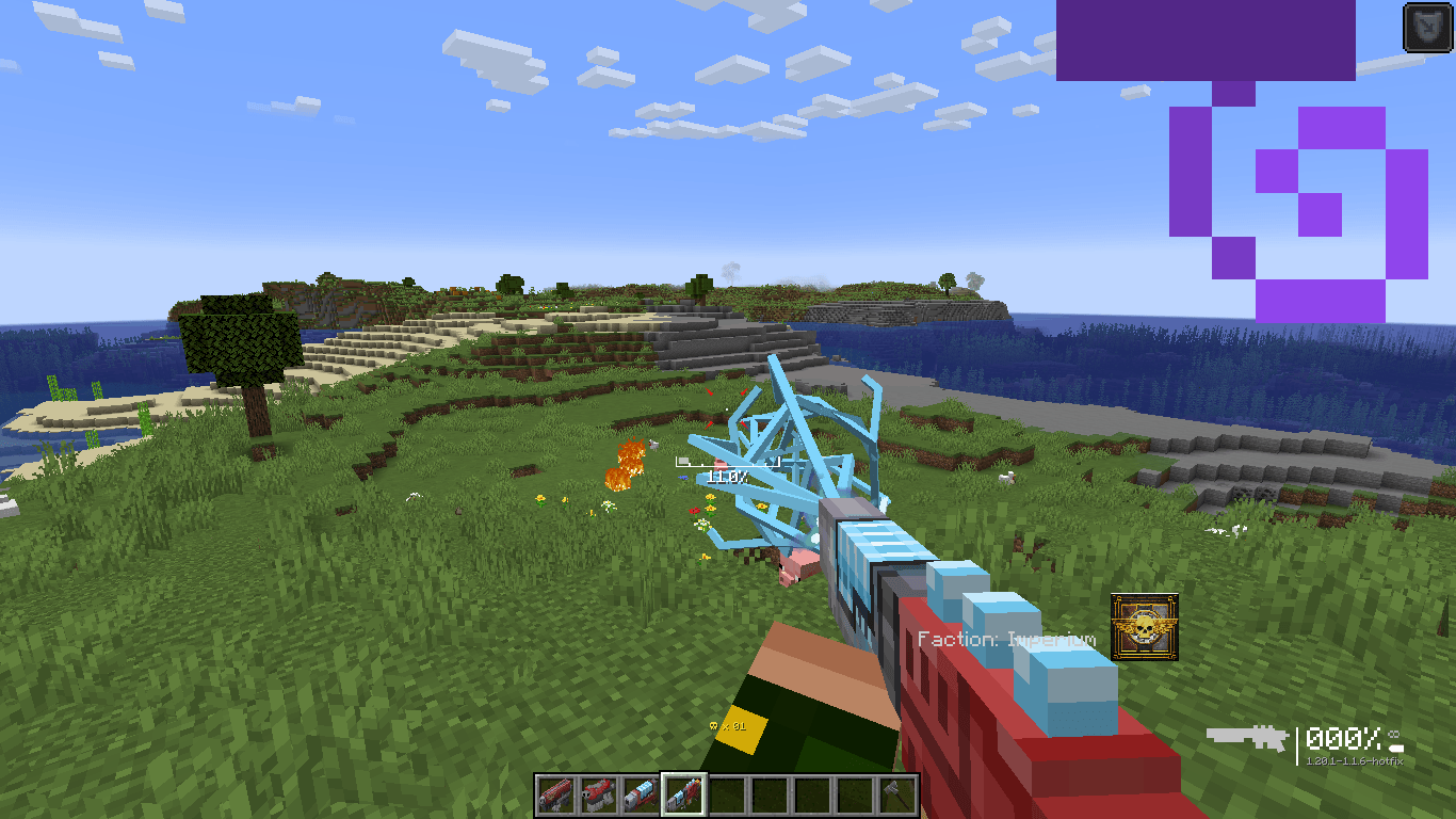 The effect only appears for the player firing saddly