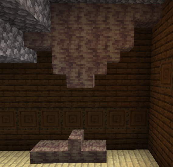 Thumbnail Pictured - dripstone stairs and slabs. Not pictured - dripstone walls. Give some more detail to your immense stalactites and -gmites.