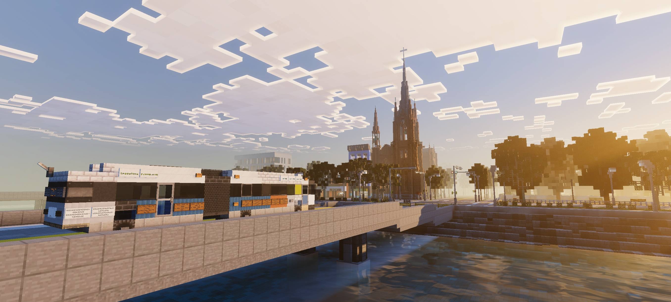 Bridge connecting to downtown