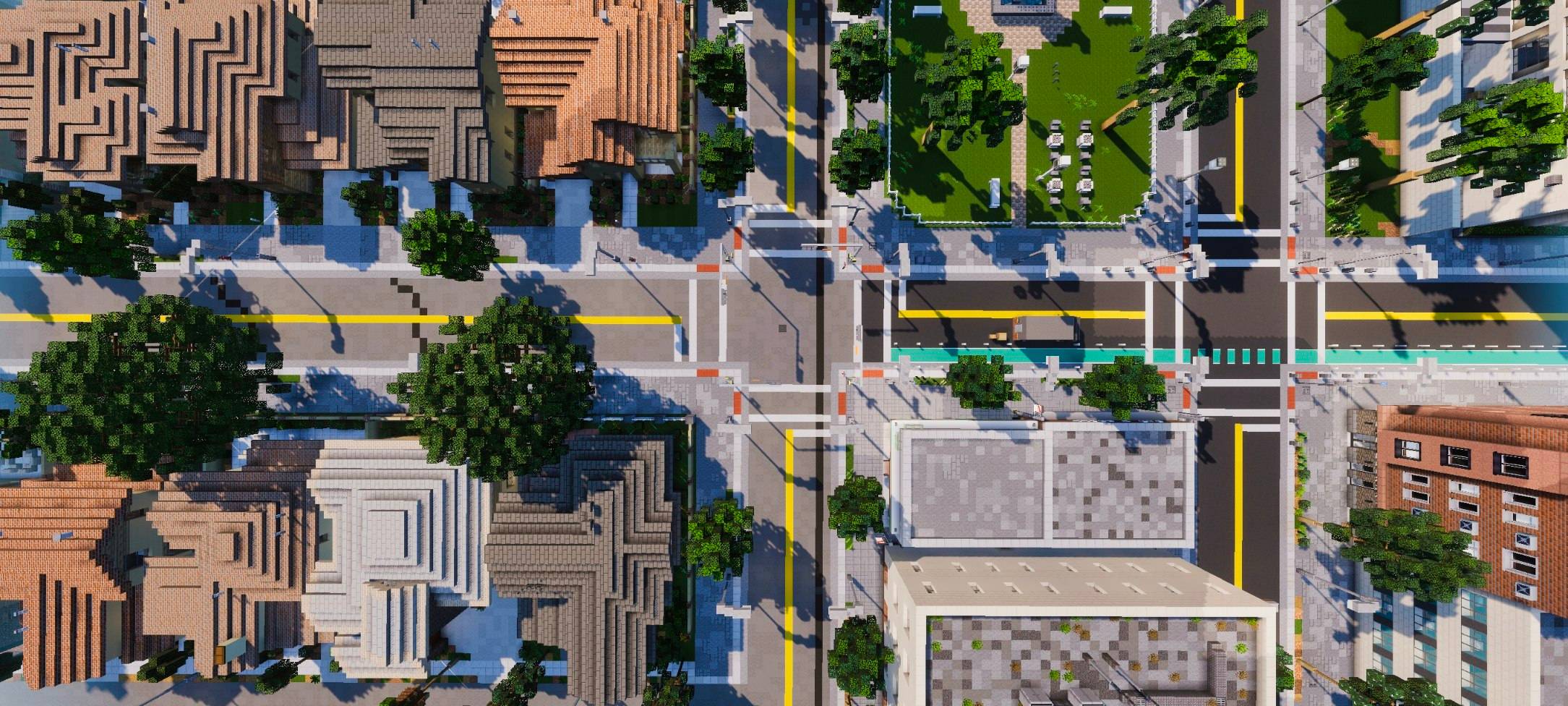 Aerial shot in Berkley District